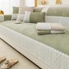 Chenille Sofabezug Rutschfest Universell Couchkissen Handtuch für Wohnzimmer Staubdichte Sofamatte Möbelschutz Heimdeko