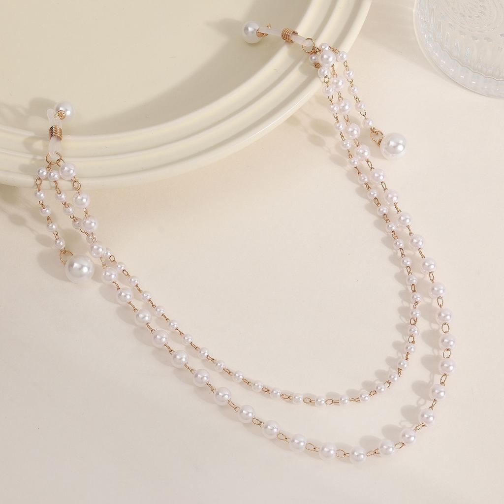 Sexy Nightclub Faux Pearl Tassel Nipple Chain Body Jewelry for Women