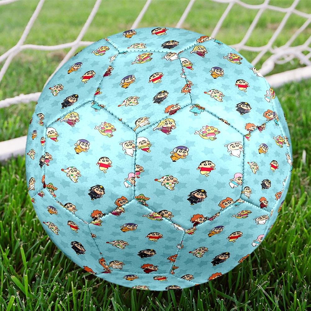 Cartoon Comics Print Size 5 Soccer Ball, Standard Match Football for Sports Game and Team Practice, Ideal Gift for Soccer Fans