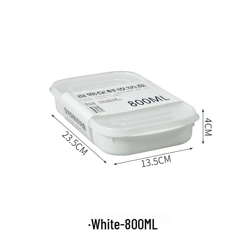 Transparent Food-Grade Fresh-Keeping Plastic Box with Lid for Refrigerator Use