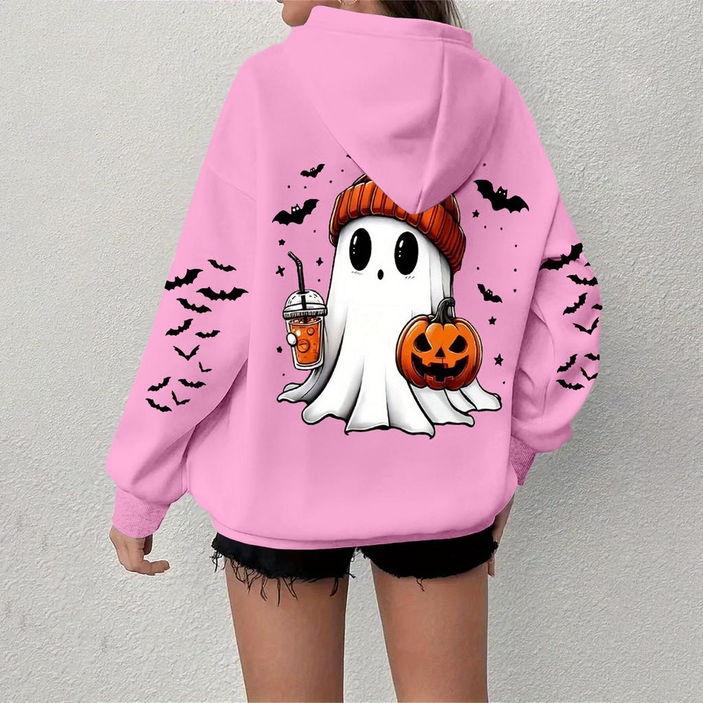 Women's Sweatshirt Casual Long Sleeve Atmosphere Top Loose Popular Round Neck Pullover Sweatshirt Top