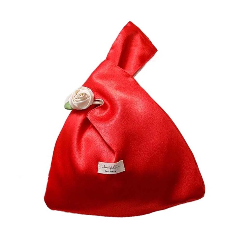 

Элегантная розовая сумка на запястье атласная сумочка косметичка ручная сумочка подружки невесты Style 6