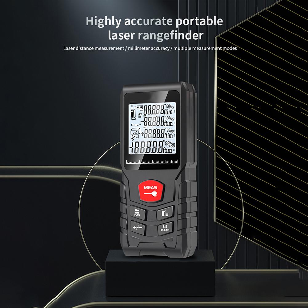 Yeni Yüksek Kaliteli Lazer Mezura 50M/70M/100M/120M Mesafe Ölçer Lazerli Mesafe Ölçer Elektronik Lazer Cetvel Metre Çok Fonksiyonlu H9D1
