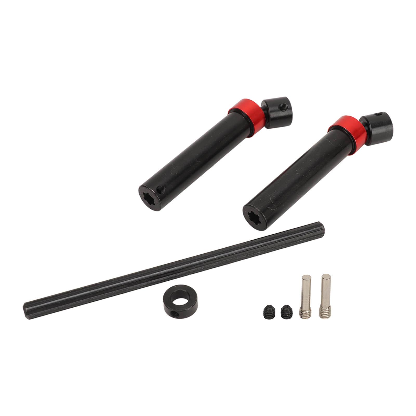 

RC Steel Drive Shaft для осьового SCX10 90046 для Tamiya CC01 1/10 RC Car Crawler 143-220mm чорний