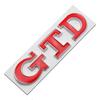 3D Metal Car Front Grill GTD Logo Rear Trunk Sticker Emblem Badge For Volkswagen VW Golf 4 5 6 7 7 MK4 MK5 MK6 MK7 MK8