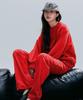 ANNEHEARTS Wide String 2Ways Sweatpants_Red