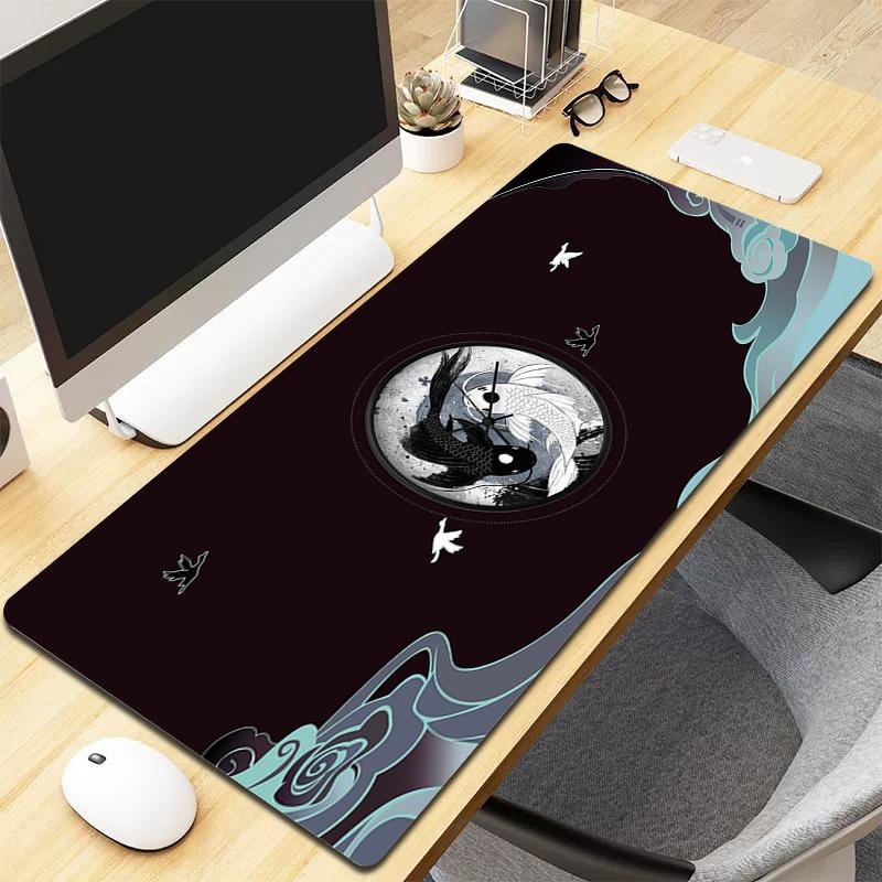 Large Game Mouse Pad Hot XXL Japanese Style Mousepad Gamer Foldable & Scratch-Proof Gaming Deskmat Keyboard Pads Desk Mat