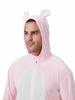 Unisex Adult Cute Pink Big Rabbit Masquerade Cosplay Costume