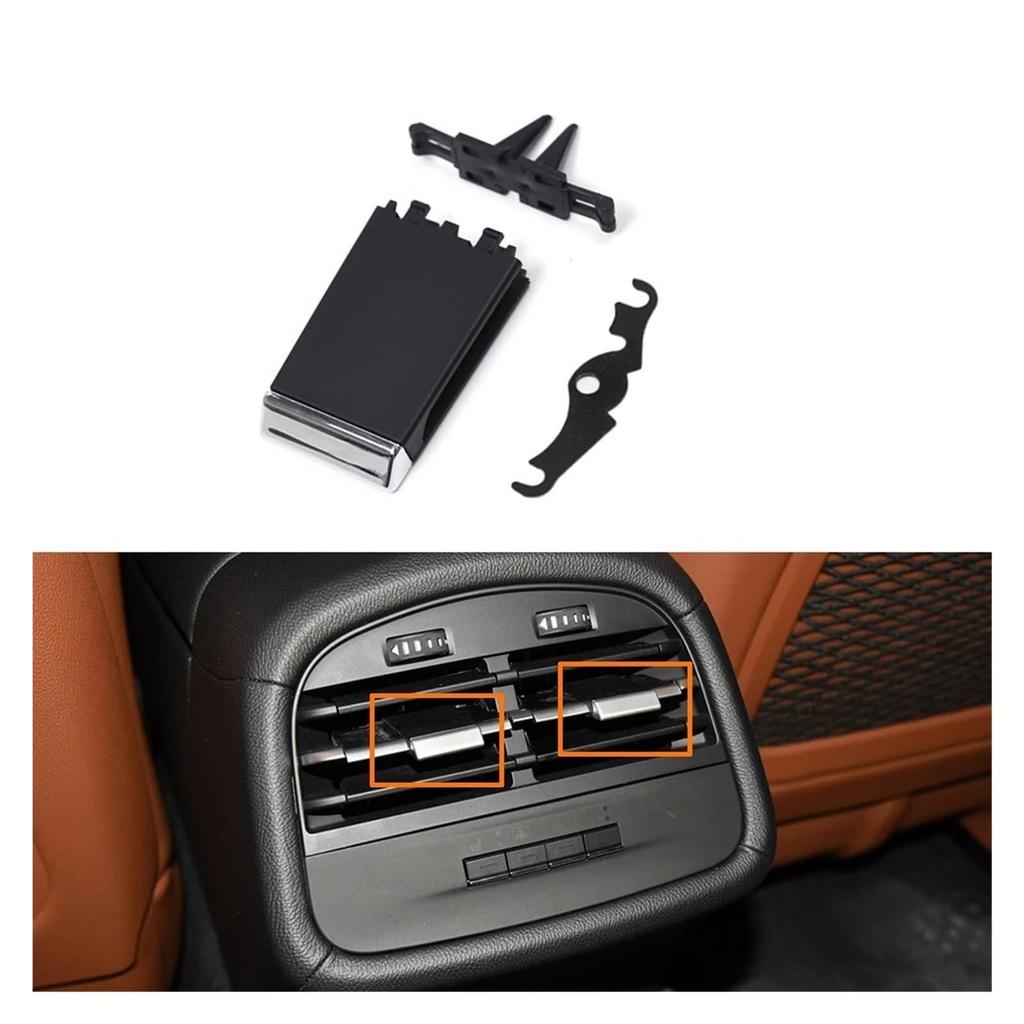 Klimaanlagenschlitz-Gitter-Baugruppe für Maserati Ghibli 2014-2020 Lüftungsgitter für die hintere Konsolen-Klimaanlage