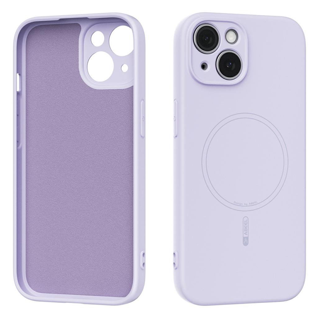 ABEEL For iPhone 14 Case Compatible with MagSafe Skin Touch Liquid Silicone Phone Back Cover