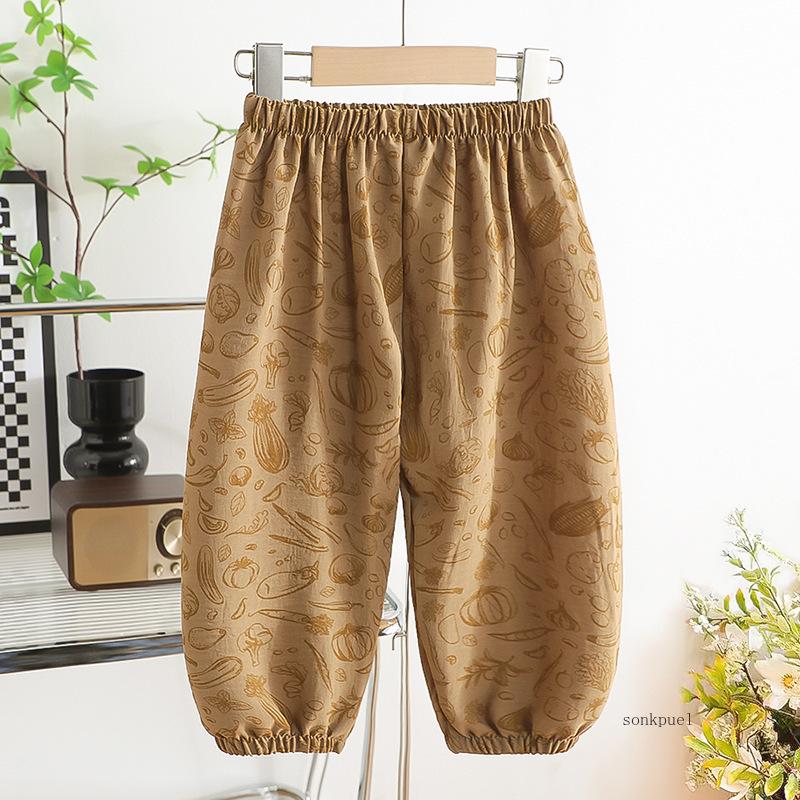 Summer Baby Pants Boys and Girls Casual Mosquito Proof Pants Breathable Kids Sweatpants Children's Pants