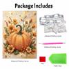 Kit Pittura Perle di Halloween Zucca Floreale Fatto a Mano DIY Decorazione Casa Pittura