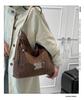 Suede Women's Retro Shoulder Bag - Versatile Autumn/Winter High-End Fashion Tote