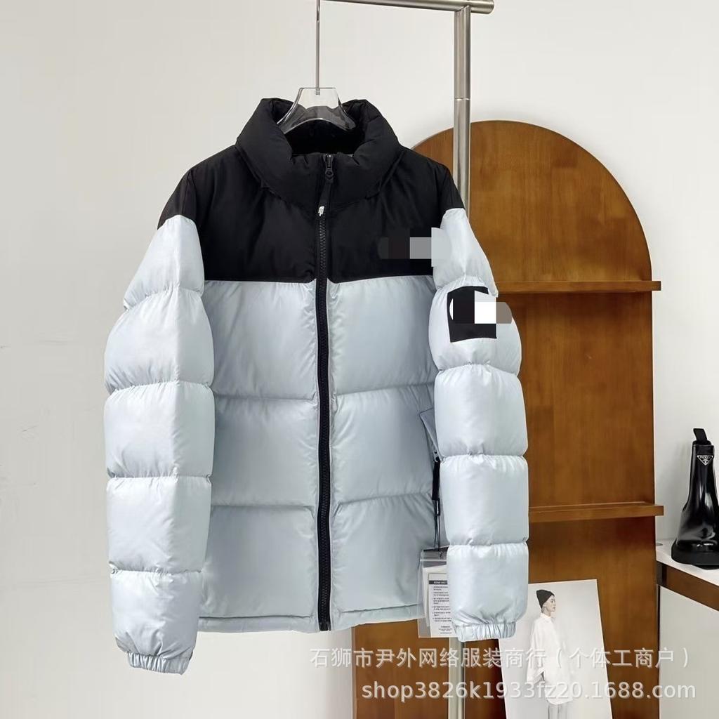 Large plaid down jackets for men and women in autumn and winter, new windproof, waterproof and warm jackets for winter