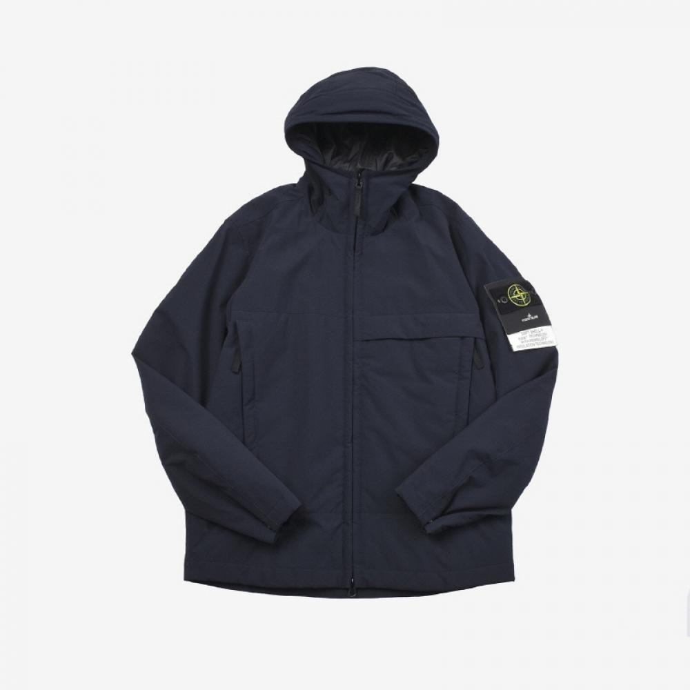 Stone Island 40527 V0020  771540527  Softshellová bunda s výplní Primaloft a nášivkou s logem Waffen pro muže