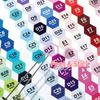 221/302 Color Code Square-Shaped Stickers Labels Stickers Storage Box  Accessories Colorful