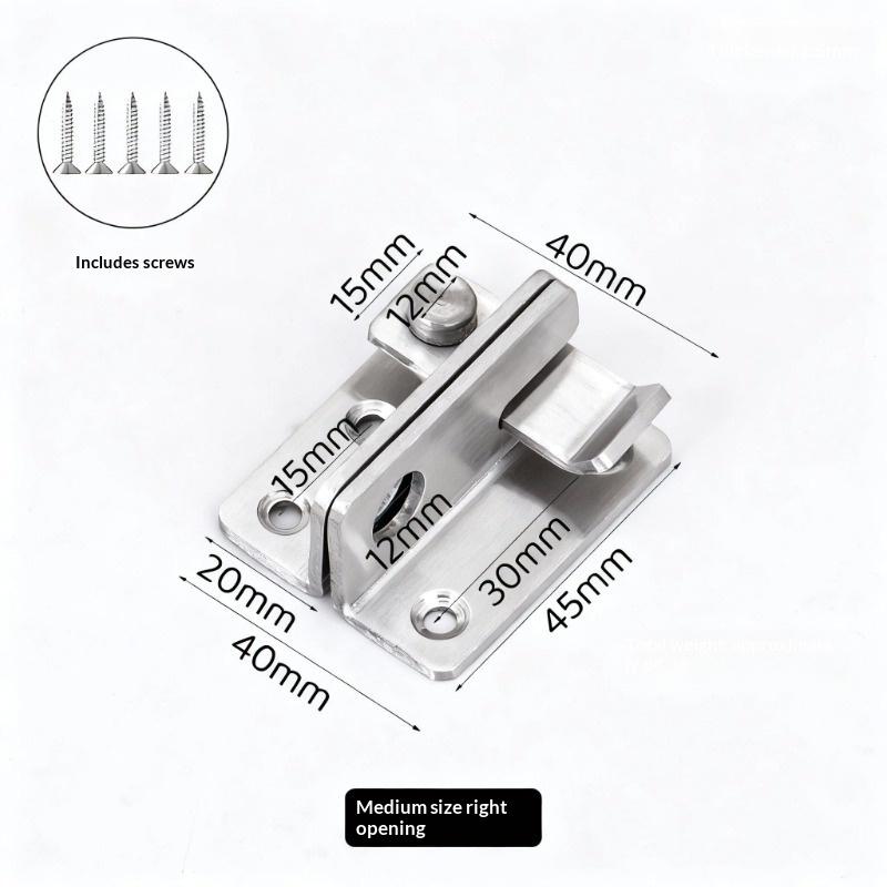 Flip Latch Gate Latches Slide Bolt Latch Safety Door Lock Catch For Barn Cabinet Pet Cage Garden Bathroom Garage Window Slid