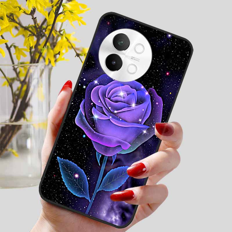 For Vivo V40 Lite 5G Case Fashion Soft Silicone Lovely Phone Cover for Vivo V 40 Lite V40Lite 5G Protect Back Cover TPU Coques