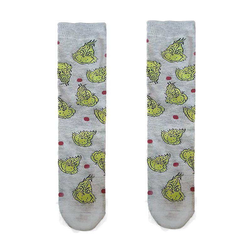 Trendy Monster Pop Christmas Socks for Men & Women - Cotton Festival Gift