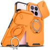 Magnetic Metal Ring Stand Armor Case For Xiaomi 17T Global Slide Push Window Lens Protection TPU Frame Hard Plastic Phone Cover