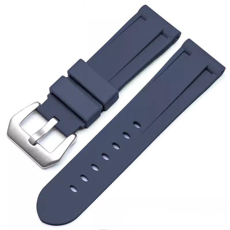 Silikon-Uhrenarmband für Panerai Armband Gummiarmband 20mm 22mm Herren Damen Sport Ersatz-Uhrenarmband für Omega Huawei Gürtel