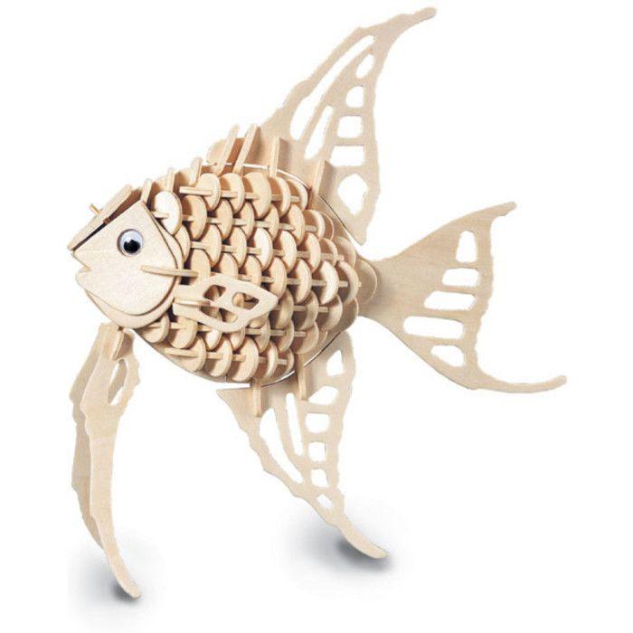 Maquette en bois Poisson (scalaire)