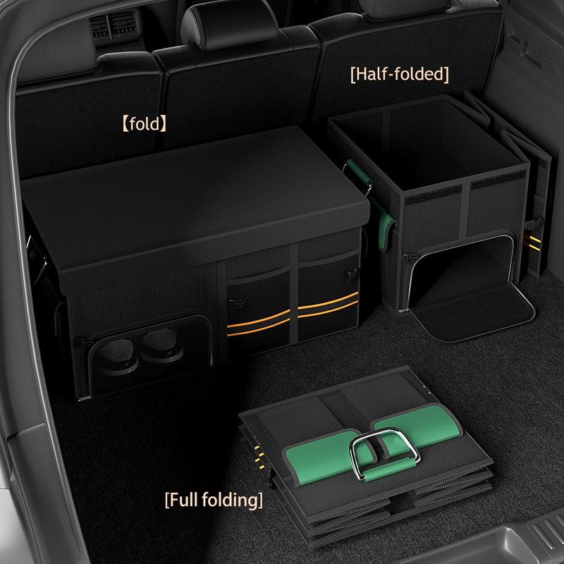 Car Organizer Case Auto Trunk Organizer Anti Slip Compartment Boot Storage Organizer Tool Car Storage Case for Vehicles