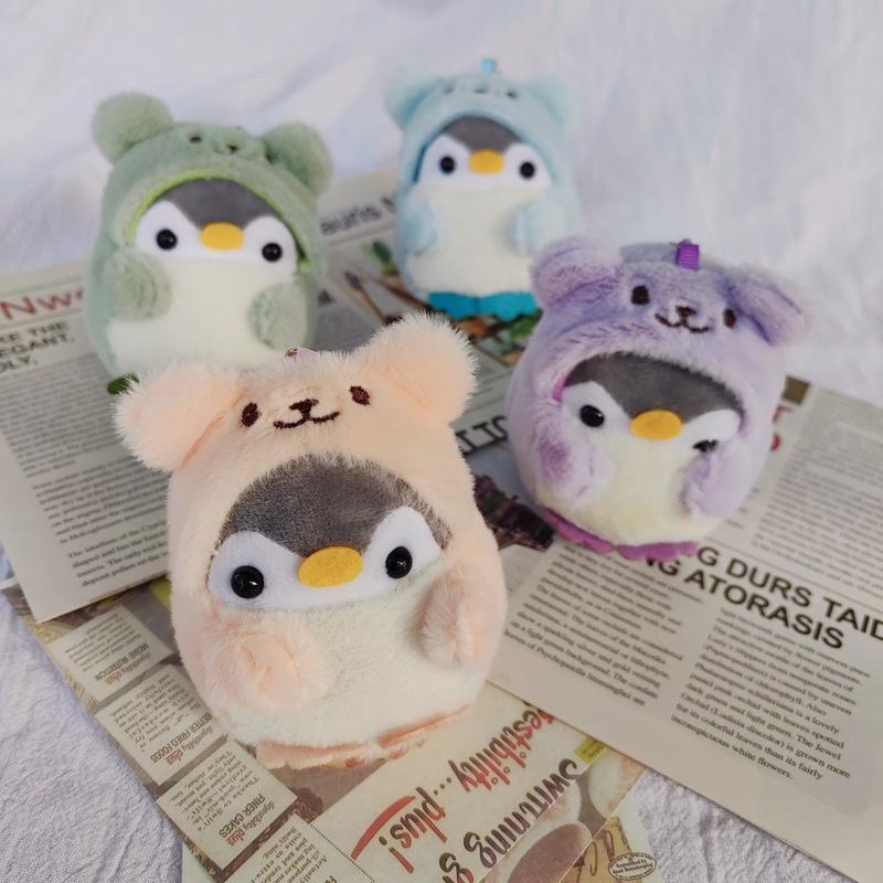 Penguin Plush Backpack Pendant With Comfortable Material For Kids Decor