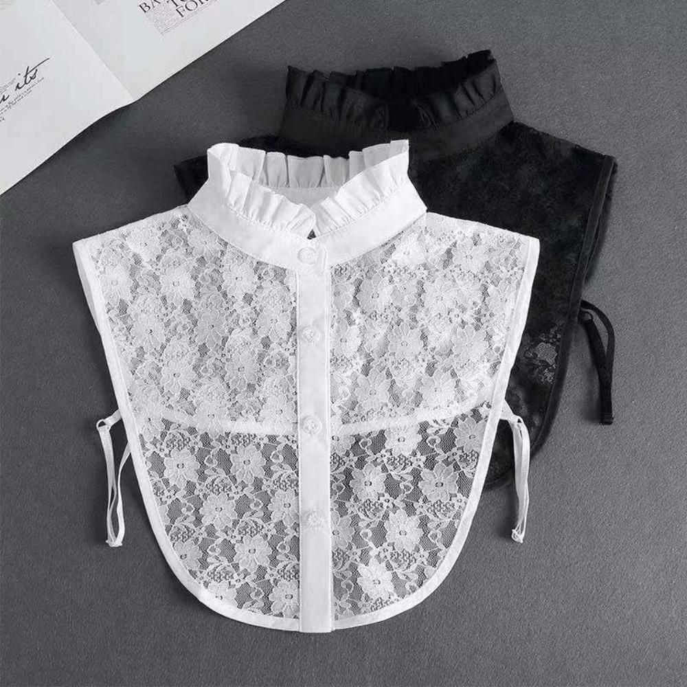 Multifunctional Lace Collar Lace Design Shirt Collar Fashion Detachable Collar  Women's