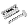 Toothpaste Squeezer Compact Size Reusable Smooth Edge Ultra-Light Corrosion Resistant Stainless-Steel Toothpaste Tube Squeezer Hand Cream Extruder