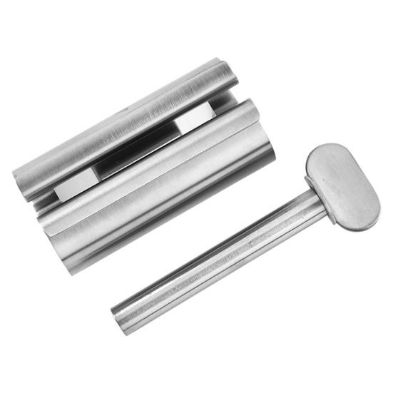 Toothpaste Squeezer Compact Size Reusable Smooth Edge Ultra-Light Corrosion Resistant Stainless-Steel Toothpaste Tube Squeezer Hand Cream Extruder