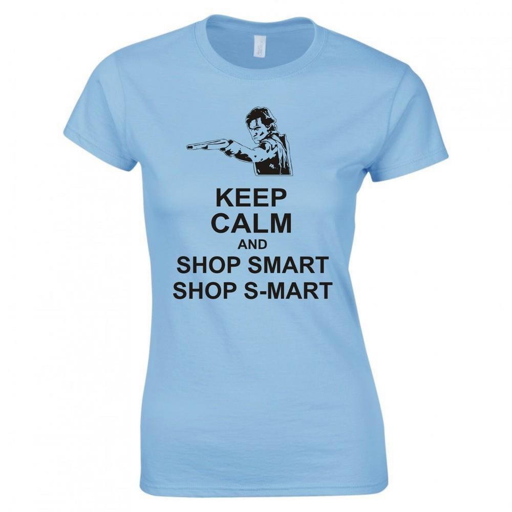 Inspired By The Evil Dead Shop Smart Shop Smart Ladies Skinny Fit Tshirt S