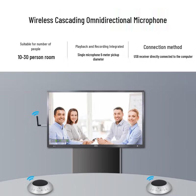 Yishixun Wireless Video Conference Microphone Speaker (CN Version)