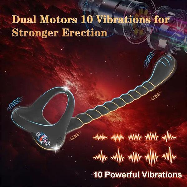 Prostate Massager Vibrating Cock Ring Stimulator APP Remote Control  Penis Ring Vibrator for Couples