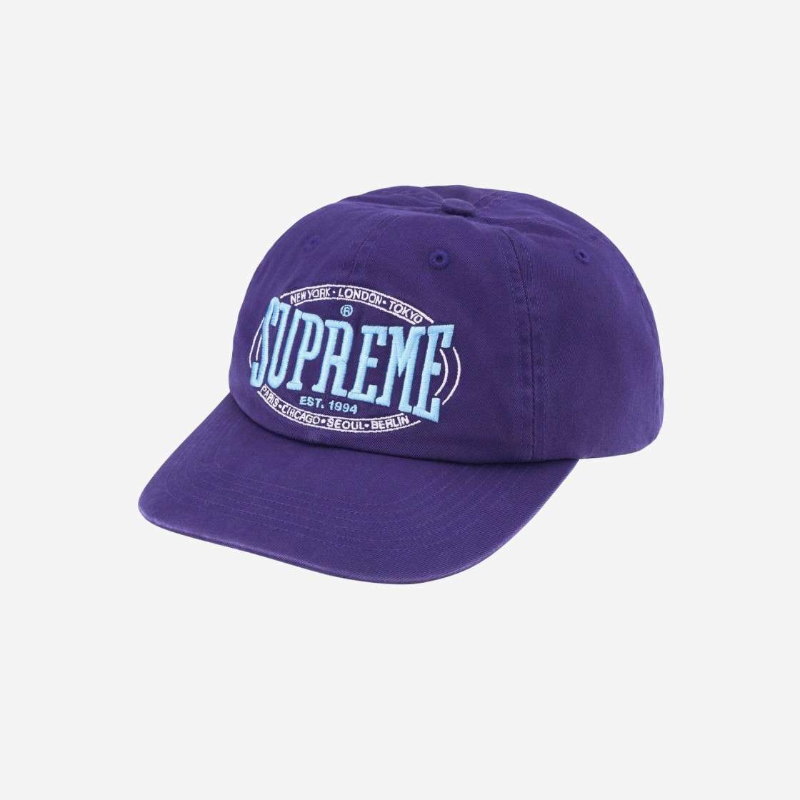 

Supreme Warm Up 6-панельный фиолетовый 23FW -