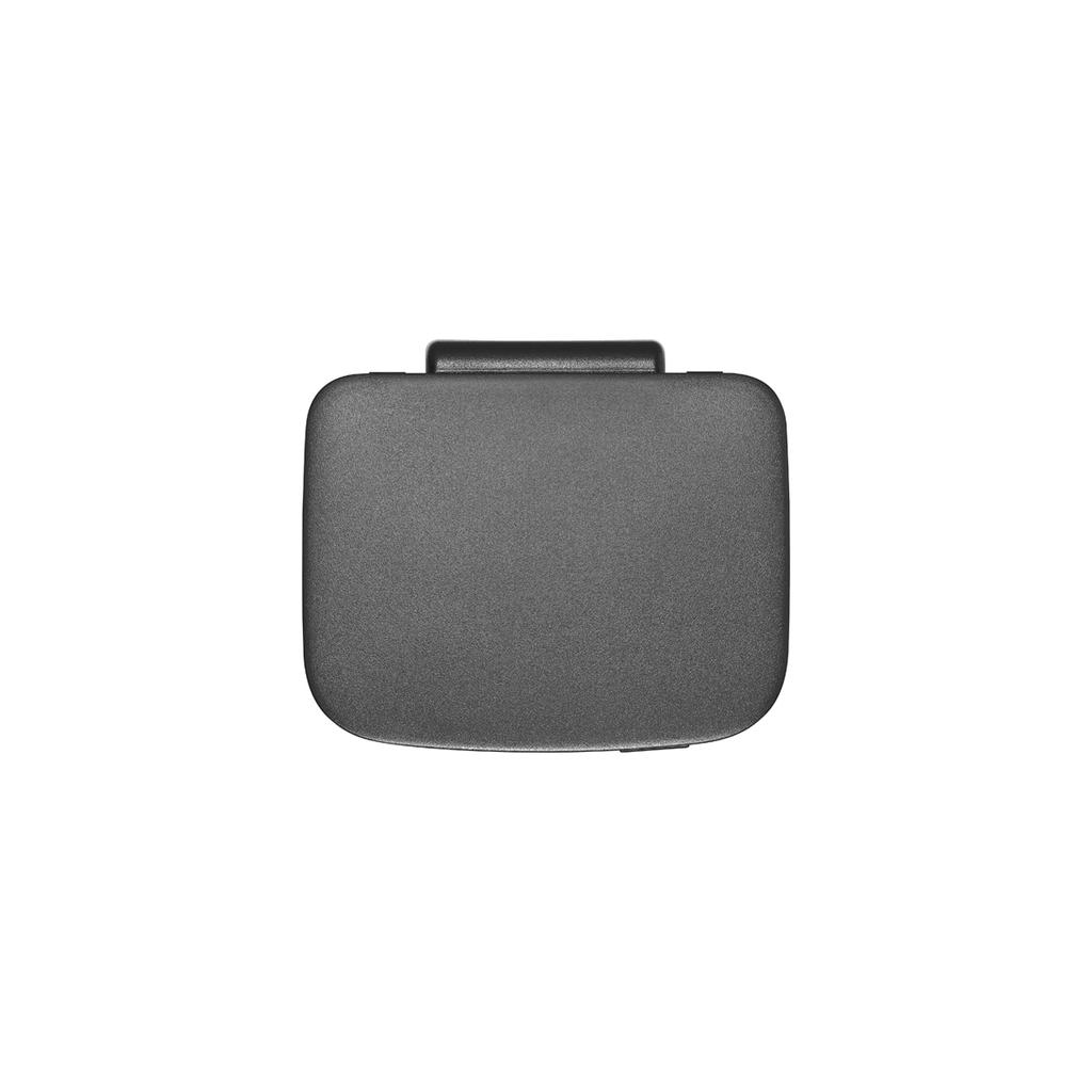 Brabantia Waste Bin with Lid, Manual Operation, Water Resistant, 4L, 20cm (W) x 17.2cm (D) x 27.2cm (H), Made in Belgium, Bo Waste Bin, Brilliant Stee