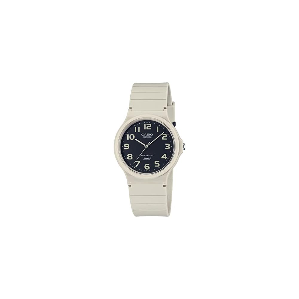 Casio Chupacasi MQ-24UC-8B Unisex Analog Watch with Urethane Strap 38mm Matte Beige