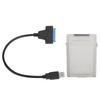 Hard Disk Adapter Cable 2.5in SATA USB3.0 HDDSSD Conversion Cord with Protection BoxRed