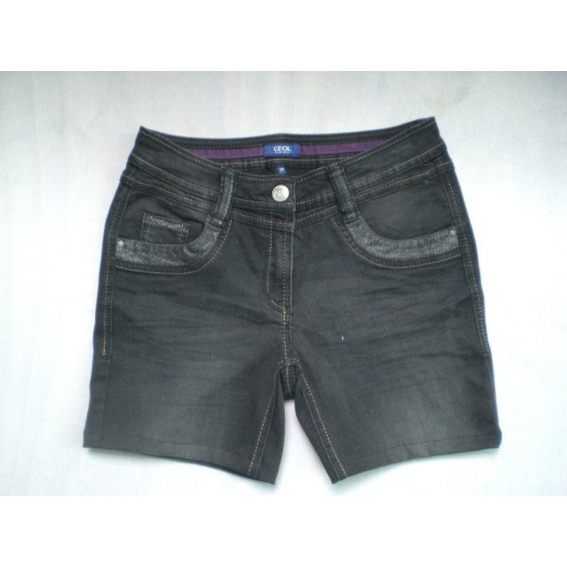 

Women s Large High-Waist Denim Shorts Black 28 yards
