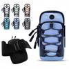 Double Zipper Sports Arm Bag Reflective Cord Trim Outdoor Pouch Reusable Wrist Pouch  Cycling