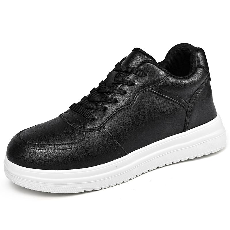 Fashion Fashion Comfortable Footwear Tenis Mens Shoes Genuine Leather Men Casual Shoes Brand High quality Men's leather White Sneakers