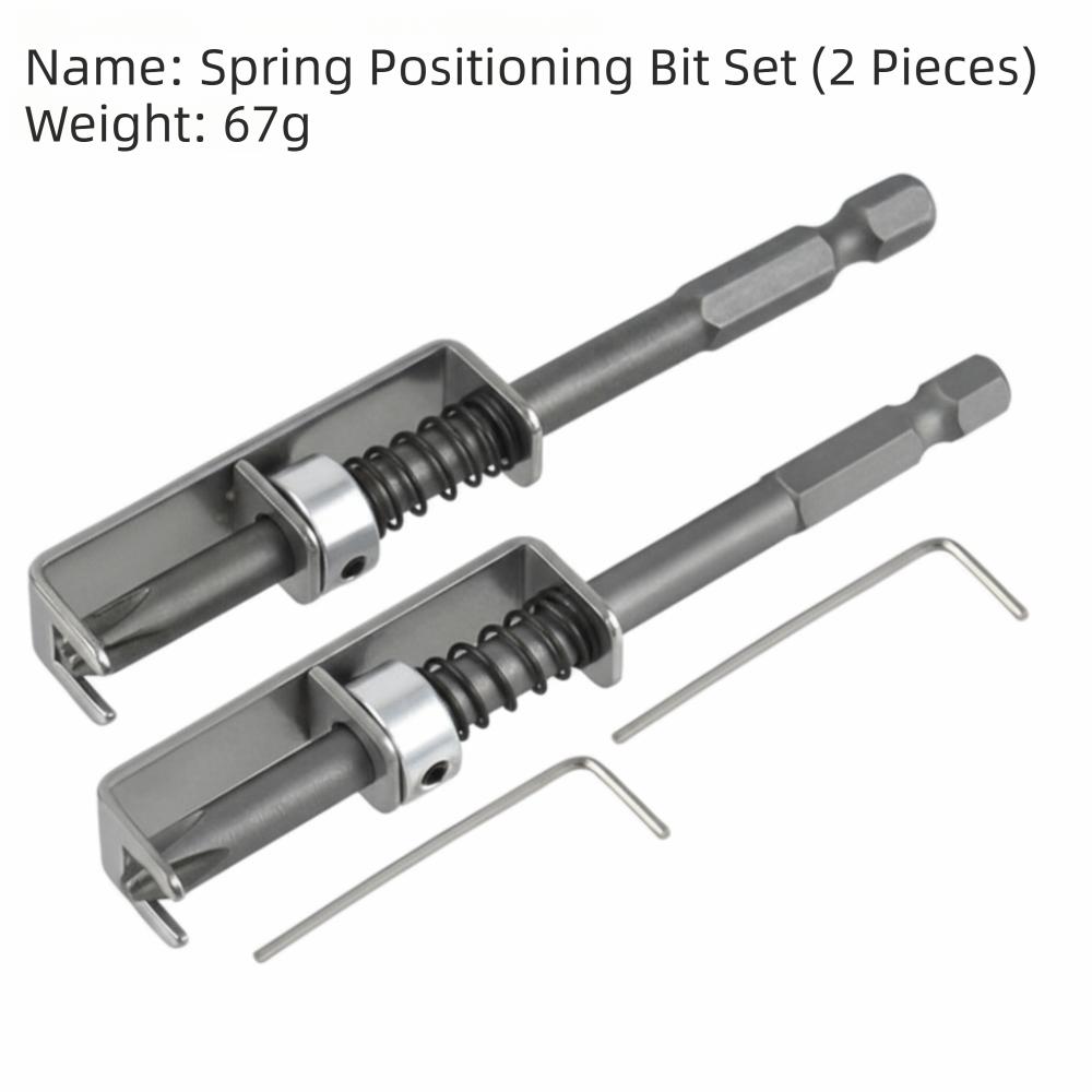 Anti-Drop Spring-Loaded Screw Holder Wear Resist Bit Retaining Adapter  Garage Repair
