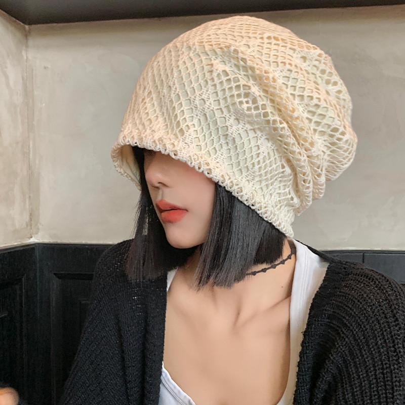 Cool Cotton Mesh Flat Cap For Women Summer Fashion Ol Style Breathable Lightweight