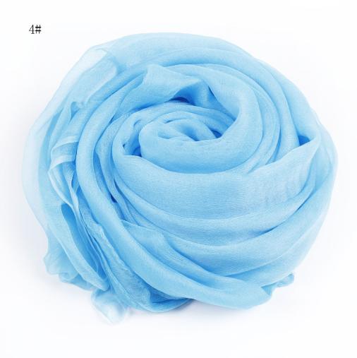 

100x170cm Women 100% Natural Silk Scarf Shawl Female Pure Silk Scarves Wraps Solid Color Plus Size Shawls Long Beach Cover-ups 100X170CM