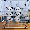 Mini Plush Toy Claw Machine Keychain Charms