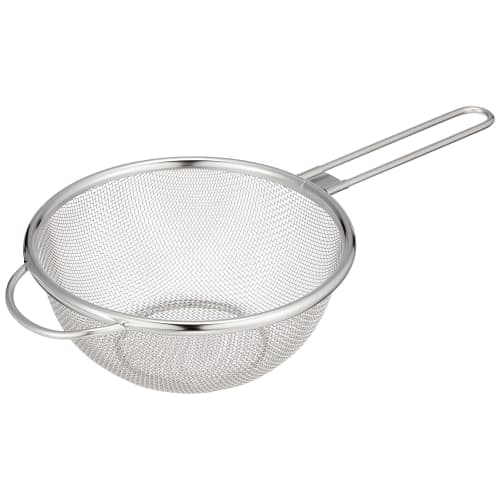 PEARL METAL Stainless Steel Strainer with Handle, 15cm, Made In Japan, HB-1631