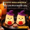 Halloween Pumpkin Witch Silicone Tap Lamp: Timed, High-End Night Light
