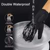 Waterproof Windproof Non-Slip Grips Glove Winter Warm Gloves Men Women Touch Screen for Cycling Driving Running Hiking