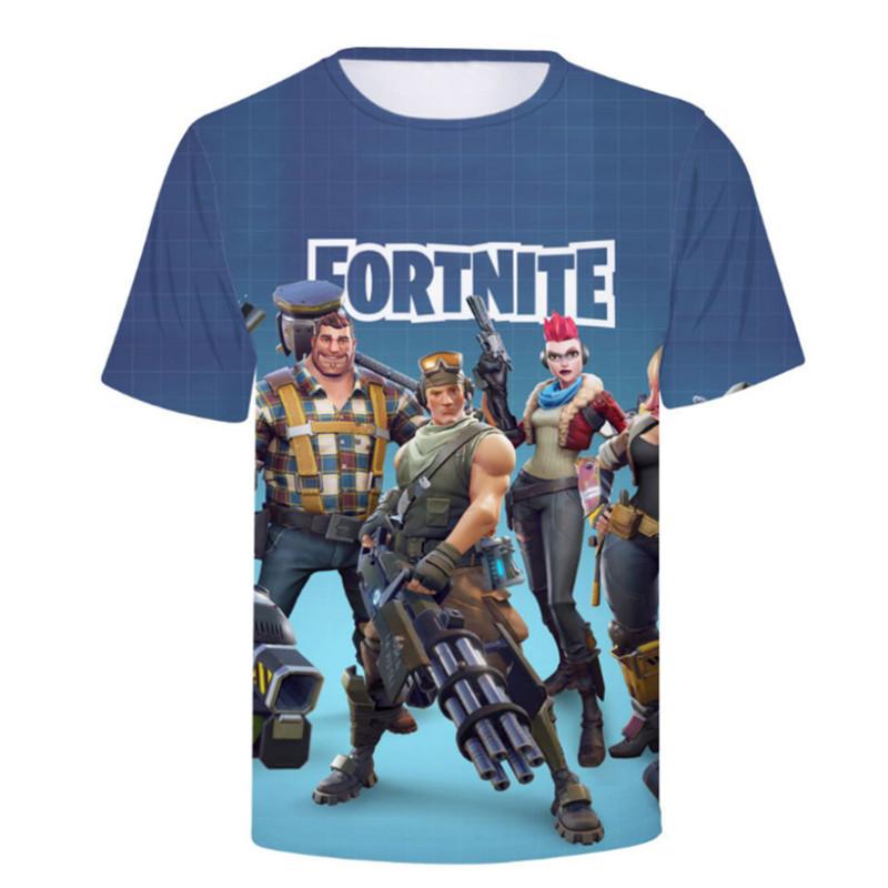Fortnite T Shirt For Teens With 3d Print Summer Breathable Cotton Tee