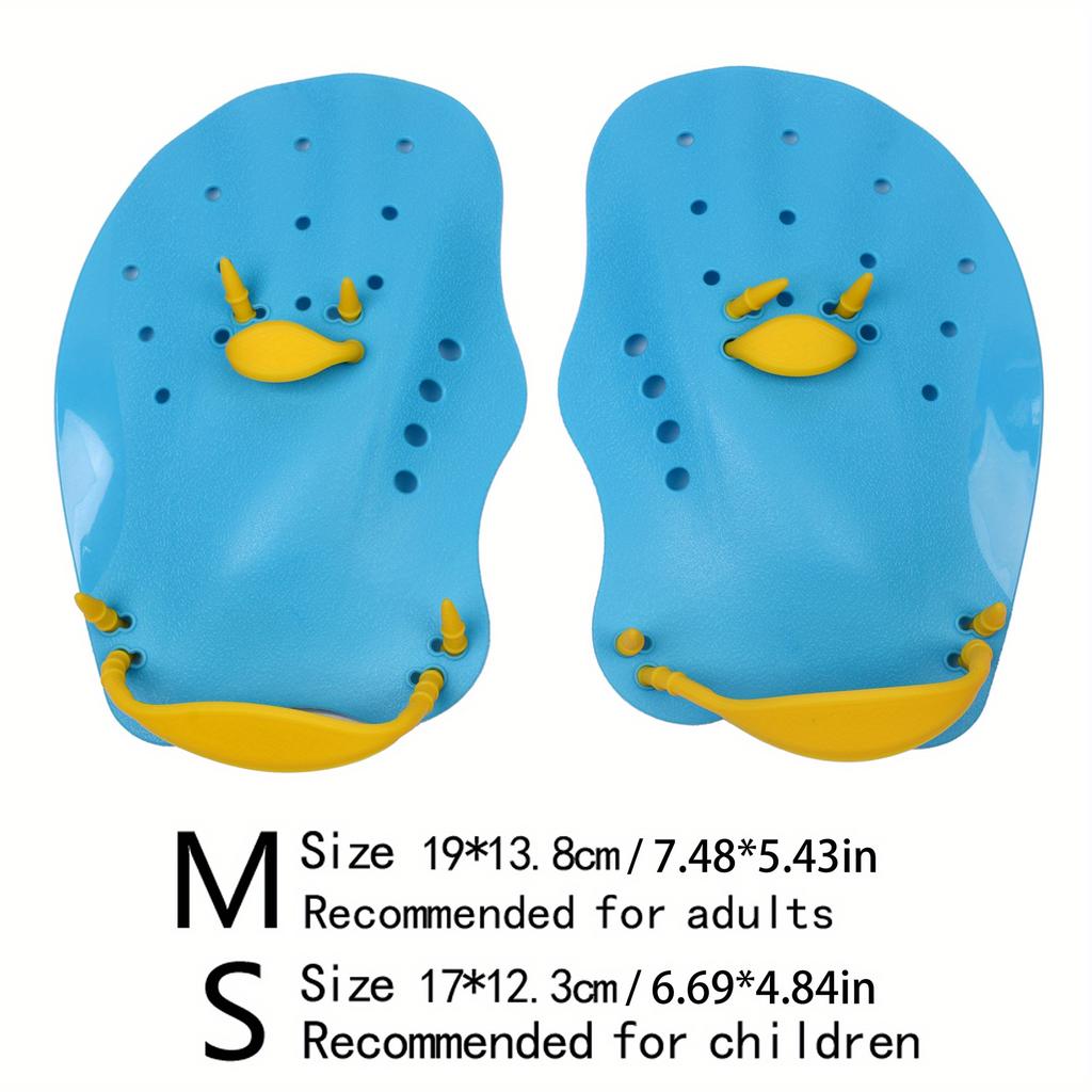 Black Swimming Fins Paddling Palm Adult Freestyle Paddling Training Fins Professional Swimming Equipment Palm